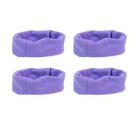 Canine Ear Wrap Cover, Soft Snood for Household Sound Comfort, Upper Neck Coverage, Pull-on Design, 4 Piece Value Pack Pet Ear Hood Dog Grooming Wrap Drying Snood Soft Neck Cover Home Comfort Sound