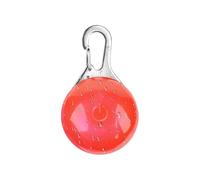 Canine Gear Flasher - Weatherproof Luminant Charm, Dusk Tracking Brightness Pendant, Battery Efficient Radiant Fob, Impact-Resistant microo Lantern, Wide-Range Shine Support | for Twilight Strolls