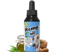 Canine Hemp Oil for Dogs - 100% Pure Cold-Pressed Hemp Oil - 50ml - Natural Calming Supplement for Anxiety, Stress, Mobility & Joint Health - Healthy Skin & Coat (50ml)