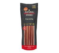 Canine Naturals | Natural Beef & Bully Sticks | Long-Lasting, Odor Free, High Protein Chews Made with 100% Real Bully | 4 Count Large Sticks
