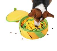 Canine Snuffle Activity Mat - Pet Sensory Play Pad, Puppies Nose Work Toy | Small Pets Smart Training Rug with Hidden Treat Pockets, Dogs Interactive Sniff Mat for Puppies Adult Pets Boredom Indoors