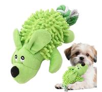 Canine Squeaky Toys - Cotton Rope Teether Toy in Tail Shape,Plush Canine Biting Toy with Cotton Rope Tail | For Adult Dogs and Puppies Breeds Small