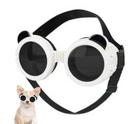 Canine Sunglass Apparel - Puppy Eye Guard | Durable Anti Fog Windproof Protective Eyewear Gear, Small Medium Dogs UV Shield Riding Cycling Travel Outdoor Beach Driving Costume Photography Props for Co