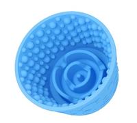 Canine Treat Station - Suction Mounted Animal Portion Server, Durable Companion Snack Holder | Flexible Raised Maze Design, Digestion Improvement Assistance, Portable Feeding Solution