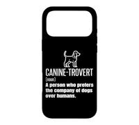 Caninetrovert Definition Meaning Funny Dog Lover Owner Joke Case for iPhone 17 Pro Max