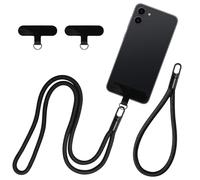 CANIPHA 2Pcs Hand Wrist Strap Lanyard Cell Phone Neck Lanyard Anti Theft Universal Cell Phone Multifuctional Patch Black Compatible With IPHONE Case, Wrist Strap for Case Usb Flash Drive