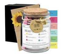 CANIPHA Bible Verse Jar, Read Me When Bible Verses Jar the Hope Bible, with 90 Coloring Scriptures, in a Verses for Emotions and Feelings, Christian Gifts (An Envelope)