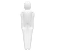 CANIPHA Full Size Inflatable Body Mannequin, Halloween Prop Yard Decorations Inflatable Dummy Dead Body Prop to Dress Up Adults DIY for Outdoor Decorations