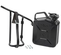 Moto Guzzi V9 Bobber Canister 4ltr & Holder Left Cutout Black BY H&B (From 2016)