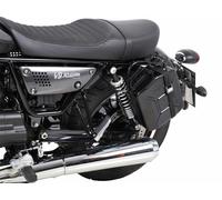 Canister 4ltr. Including cutout holder left black for Moto Guzzi V 9 Roamer