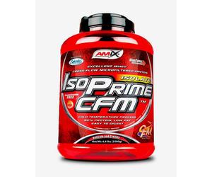 Canister Amix Isoprime CFM Isolate chocolate flavor (1 kg)