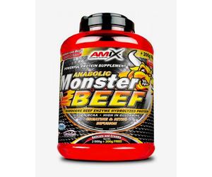 Canister Amix Monster Beef chocolate flavor (2 kg + 200 gr free)