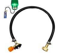 Canister Refill Adapter - Portable Camping Gas Adapter | Outdoor Charging Valve Connector | Tank Inflating Accessories for Hiking Backpacking Barbecue Stove Burner Travel Cooking Adventure with