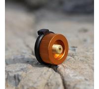 Canister-to-Stove Adapter Head for Picnic Burners with Air Inlet Direct Fit and Auto Shut Off When Not Attached to Burner