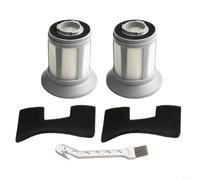 Canister Vacuum Filter Set For Bissell For Zing For Model 2156 Series 2156A 2156C 2156W 1665 16652 With Foam Filters Mesh Covers Post Motor Filter And Cleaning Brush