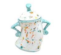 Canister With Attitude - Akimbo Canister | Jar With Attitude | Cute Sassy Storage Canister Sassy Fun Canister | Kitchen Storage Canisters For Coffee Tea Sugar Food Storage Jar With Lids