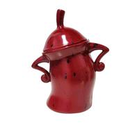 Canister with Attitude,Fun Airtight Kitchen Storage Canisters, Red
