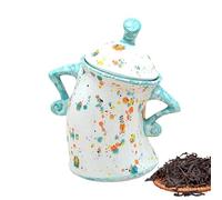 Canister With Attitude | Resin Hands-on-Hips Candy Container, Forked Waist Jar With Lid, Food Storage Jar For Home Office Apartment Kitchen Nightstand Living Room Study