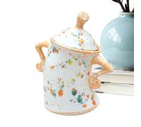 Canister With Attitude -Storage Tank With Airtight Lid Container Decorative Cookie Jar Food For Office Apartment Kitchen Dorm Nightstand Bedside Bathroom Bedroom Living Room Study Bookshelf