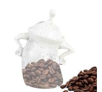 Canister With Attitude, Unique Attitude Jars, Innovative Stylish Food Storage Jars Cute Storage Jar For Food With Airtight Lid For The Kitchen, For Storage Coffee, Tea, Sugar, Spices