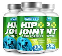 CANIVET Dog Joint Care Supplements | 900 Tablets | With Green Lipped Mussel, Glucosamine & Chondroitin, Turmeric, MSM, Hyaluronic Acid, Manganese and Vitamins for dog joint care. Aids stiff joints.