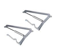 CANJPTON 2Pcs W26P Piston Hinge Hydraulic Gas Strut Compatible with Keter Store It Out Midi Nova 880L SIO Box Replacement Part (Silver)