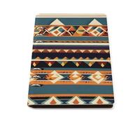 cankuop Native American Pattern Refillable A5 Notebook That Lays Flat, Leather Binder Journal for Planner, Office Supplies