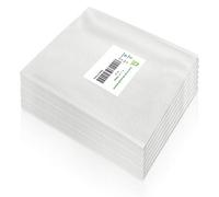 CANLENPK 8x10 Inch/20x25cm Vacuum Sealer Bags,Precut Easy Tear Notch Textured Food Storage Bag,Seal Meal Snack Fruit Nut,Boil Steam Heat Freeze Sous Vide Bags,Commercial Food Sealable Bags(100PCS)