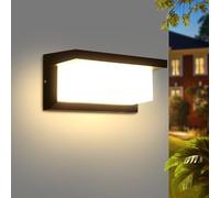 CANMEIJIA Outdoor Wall Lights 18W LED Outside Wall Lights Waterproof IP65 Aluminum Light Lighting 3000K Ideal for Gardens, garages, Portals