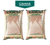 Canna Coco Natural 2x 50L Litre Growing Medium Hydroponics FREE DELIVERY