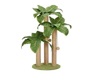 Canna Tree Plan Puss Clawing Post Permanent Sisal Rope Compound Board Multiple Functional Platform for Ascending Fun Stable Easy Assembly Compound Scratcher