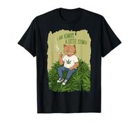 Cannabis Cat smoking a Joint - ALWAYS A LITTLE STONED 1 T-Shirt