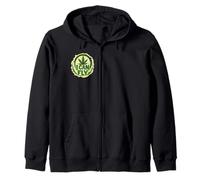 Cannabis Leaf - I CAN FLY - grunge style 1 - Fan Fun Zip Hoodie