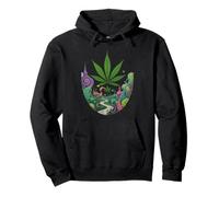 Cannabis leaf in a fantasy world 1 - Fan Fun Pullover Hoodie
