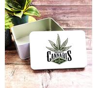 Cannabis Storage Vintage Antique Label Baccy Personalised Weed Tin Personalised Gift | Custom Gift | Personalized Tin | Personalised Tins | Gift For Her | Gift For Him