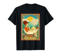 Cannabis Weed Lover 420 Stoned The High Priestess Tarot Card T-Shirt