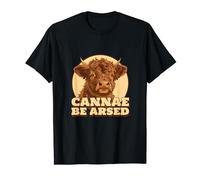 CANNAE BE ARSED | SCOTTISH HIGHLAND COW T-Shirt