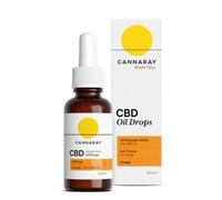 Cannaray Bright Day CBD Oil Drops | 3,000mg | 10% CBD | Vegan, THC-Free & Independently Lab Tested
