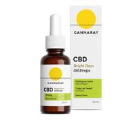 Cannaray CBD Bright Days Oil Drops 1500mg 30ml