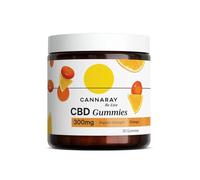 Cannaray Gummies, 300mg | Regular Strength | Delicious Natural Orange Flavour (30 Gummies)