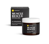 Cannaray Muscle Rescue Balm 250mg CBD - 60ml | Cooling Muscle Rub with Aloe, Arnica, Eucalyptus & Shea Butter | THC-Free CBD Cream for Sore Muscles & Post-Workout Recovery