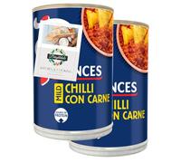 Canned Chilli Bundle for Princes Chilli Con Carne 392g 2 Pack + Brightdale Kitchen Booklet