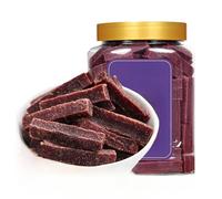 Canned Hawthorn Strips 502g/Can,Instant Sour and Sweet Hawthorn Flavored Snack,Naturally&Healthy Candied Fruit,Chinese Preserved Fruits,Dim Sum,Dessert,Leisure Snacks,Vegan (Mulberry Flavor,1can)