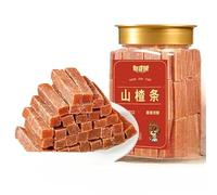 Canned Hawthorn Strips 502g/Can,Instant Sour and Sweet Hawthorn Flavored Snack,Naturally&Healthy Candied Fruit,Chinese Preserved Fruits,Dim Sum,Dessert,Leisure Snacks,Vegan (Original Flavor,2can)