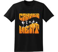 Canned Heat Men's T-Shirts Simple Fashion Trend Shirts Unisex Streetwear Printed Short Sleeve Tee Shirt Black