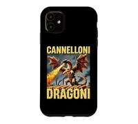Cannelloni Dragoni Italian Brainrot Monsters AI Pasta Dragon Case for iPhone 11