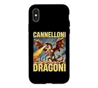 Cannelloni Dragoni Italian Brainrot Monsters AI Pasta Dragon Case for iPhone X/XS