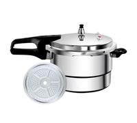 Canner Pot - 7 Litre Size | Heavy Duty Pressure, Stainless Steel Base Gas Electric Range Universal Use Large Stockpot Including Steamed Tray Commercial Grade Home Restaurant Reliable Tool