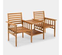 2 Seater Wooden Loveseat