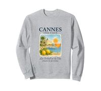 Cannes Coastal Vibes Summer Trip France Riviera Sweatshirt